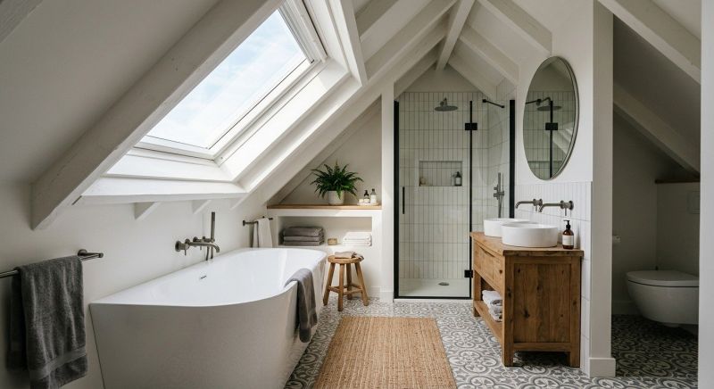 Attic Bathroom Remodeling in Venice, FL