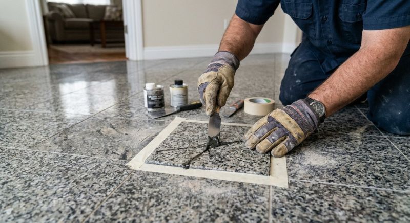 Marble Tile Repair in Overland Park, KS