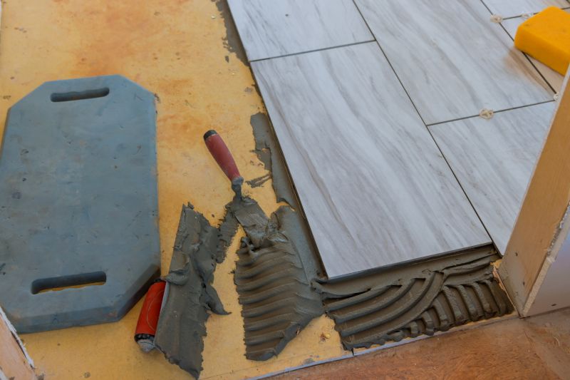 Mosaic Tile Floor Installation in Loudoun County, VA