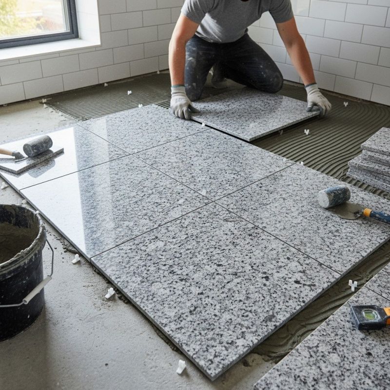 Stone Floor Installation in Overland Park, KS